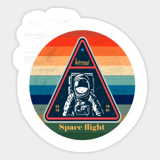 vintage The Spaceman's Trip T-Shirt Sticker